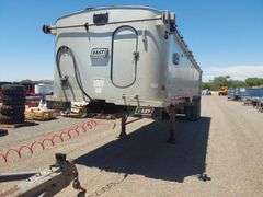 2006 East Genesis T/A Aluminum 3/4 Frame End Dump Trailer
