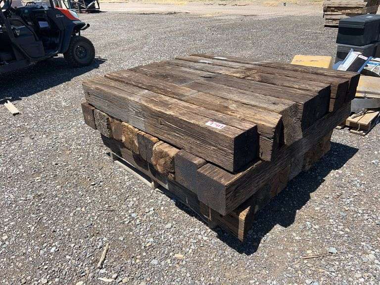 Qty Of (20) 8 in x 8 in x 5 Ft 6 In Wood Beams - Albuquerque NM
