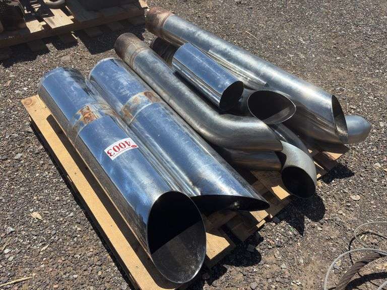 Qty (10) 5in & 8in Stainless Steel Stacks - Albuquerque NM