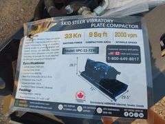 Skid Steer Vibratory Plate Compactor Model VPC-11-72W - Albuquerque NM