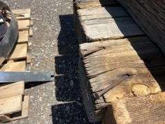Qty Of (20) 8 in x 8 in x 5 Ft 6 In Wood Beams - Albuquerque NM