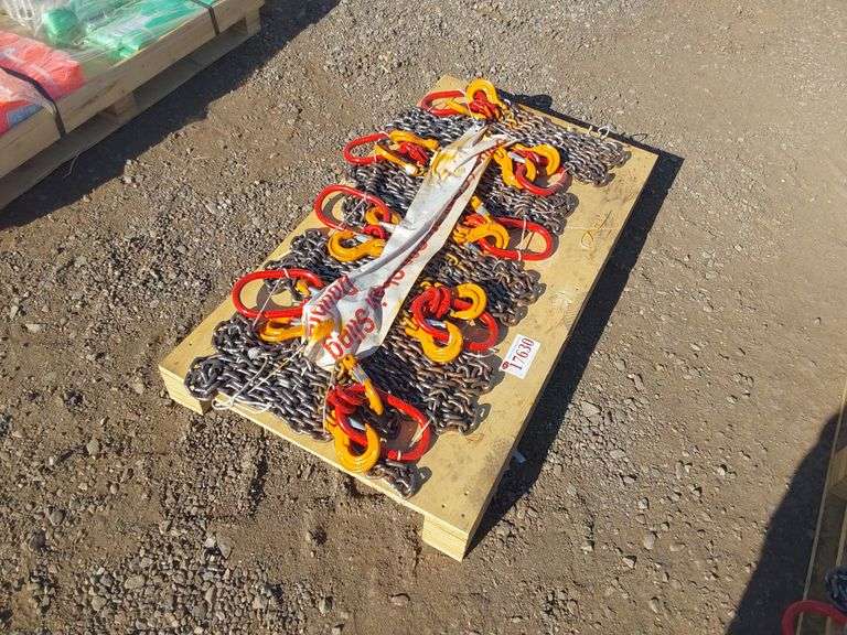 LandHonor LHR-G80 QTY OF (8) PALADIN 7 ft Double Legs Lifting Chain Sling -Albuquerque, NM