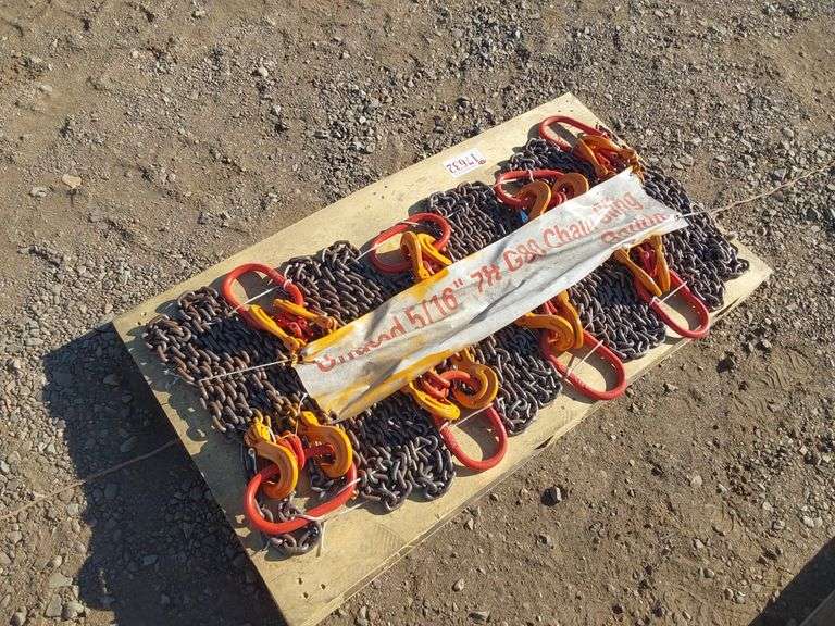 LandHonor LHR-G80 QTY OF (8) PALADIN 7 ft Double Legs Lifting Chain Sling -Albuquerque, NM