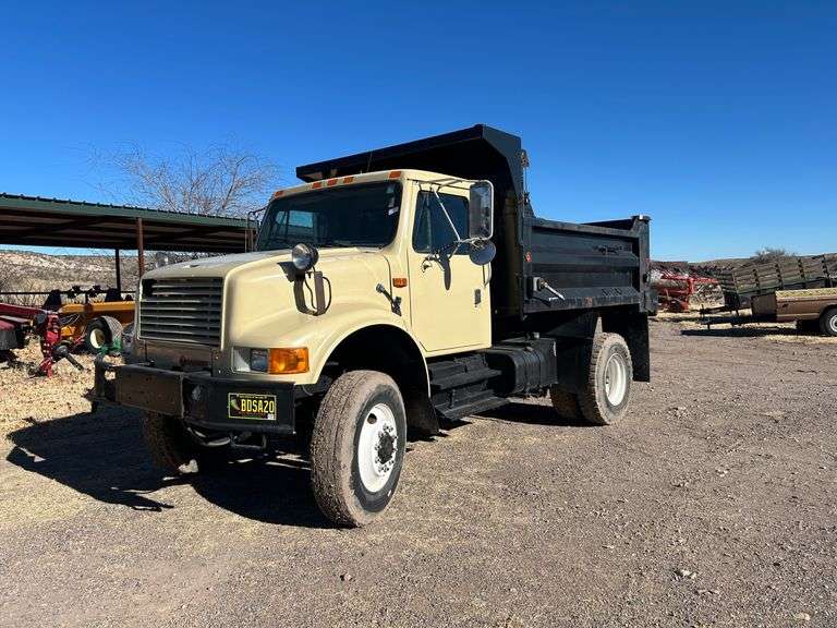 1991 International 4800 S/A 4x4 Dump Truck Hillsboro NM