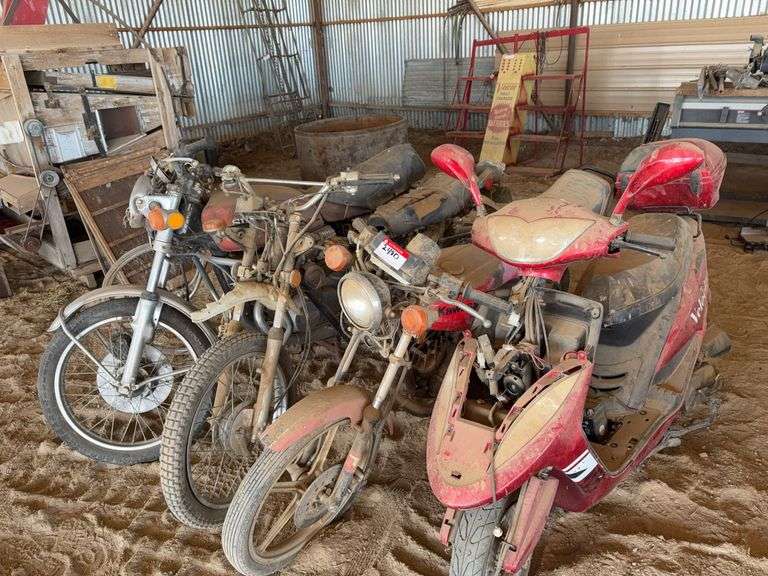 Inoperable Motorcycle Inoperable Qty Misc Motorcycles - Springer, NM - J&J Auctioneers LLC