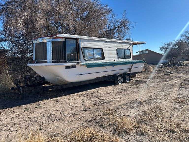 Hydro Exhaust 30 ft House Boat Hillsboro NM