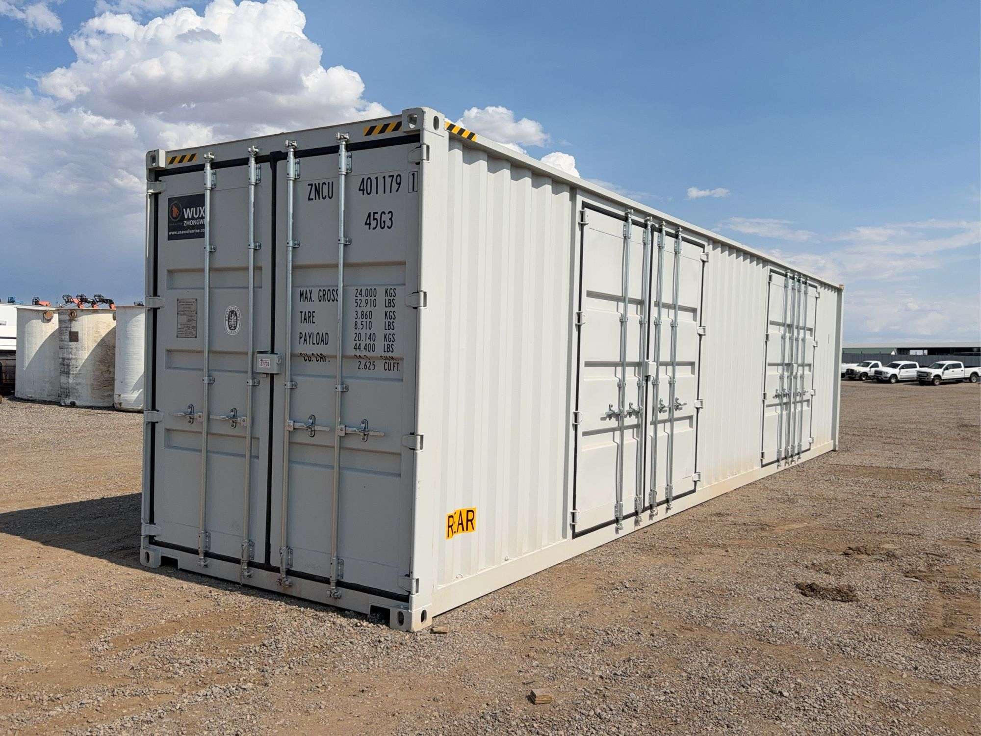 ゼブ　40セット 40ft Multi Door One Trip Container - J&J Auctioneers LLC