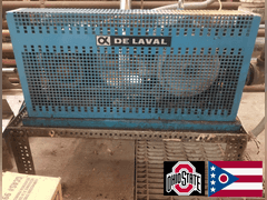 deLaval 78 Vacuum Pump | Has been removed & ready to Load!! | Ohio State University Wooster, OH For equipment questions contact John Lemmerman 614-403-6151 (Rep Paul Warner 517-231-8427)