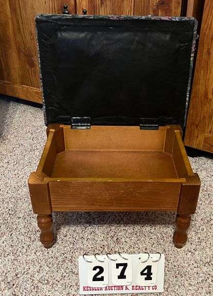 Foot Stool with Storage