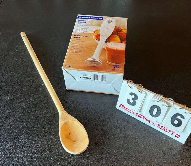 Blender, Lock, and Spoon