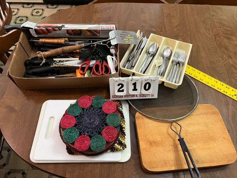 Cutting Boards, Kitchen Utensils, and Silverware