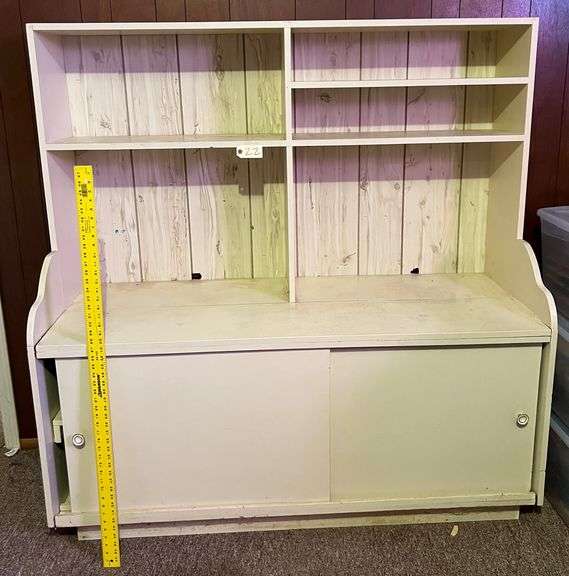 White Cabinet with Shelving