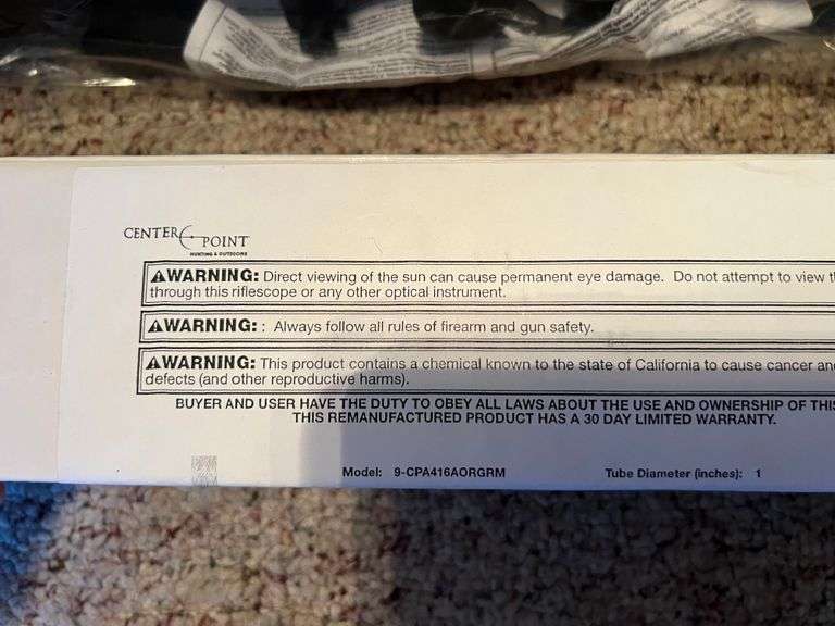 Center Point 4X-16X Scope