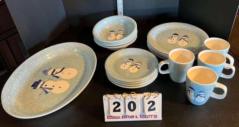 Snowman Dishes