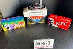 4 1:24 Scale Die Cast Nascar Cars
