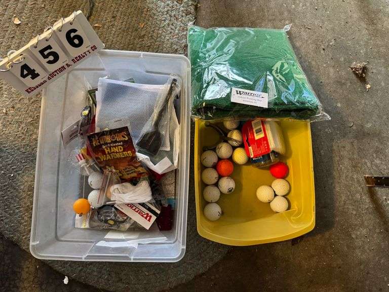 Indoor Putting Mat, Golf Balls, and Misc.