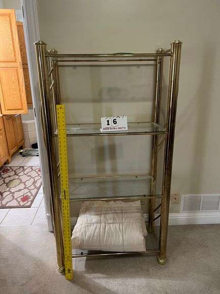 Bookshelves w/ Glass Shelves