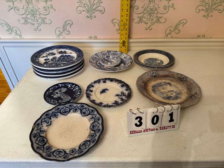Misc. Blue Plates and Bowls