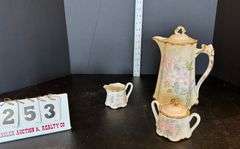 Pitcher, Creamer, Sugar Bowl all dated 1968