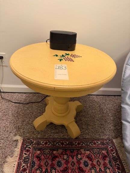 Yellow end table