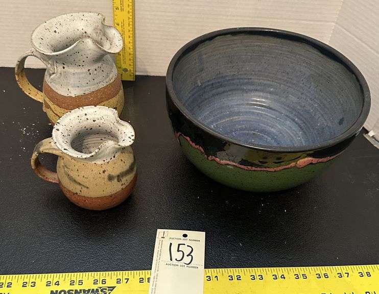 3 pieces of stoneware