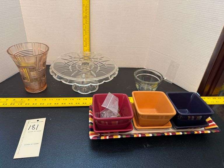 Cake stand and misc