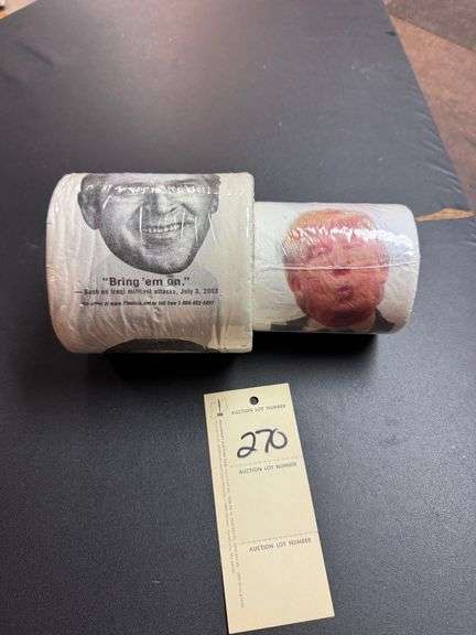 Trump and bush toilet paper