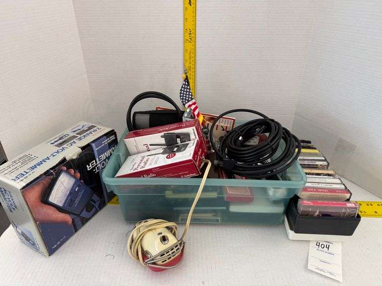 Tapes, radios, misc