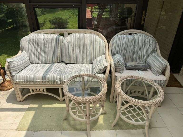 Chair, love seat