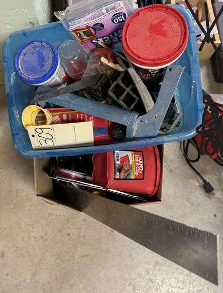Square caulk gun, misc
