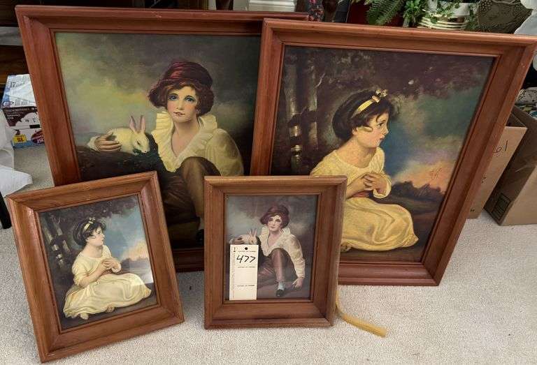 Four frames and pictures