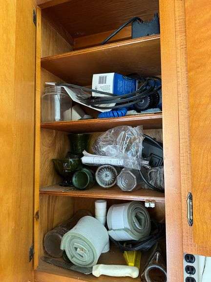 Top cabinet clean out