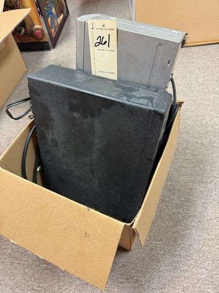 VCR and DVD player