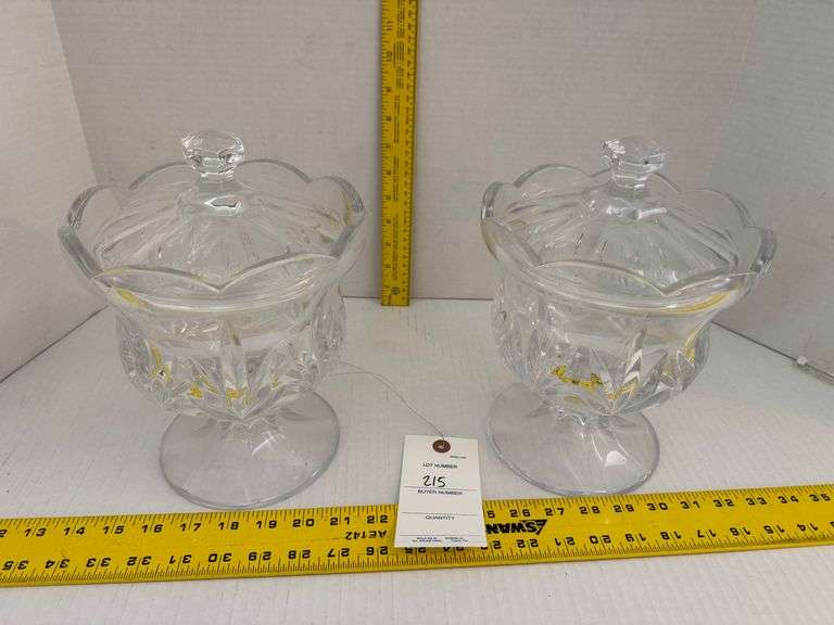 2 candy dishes