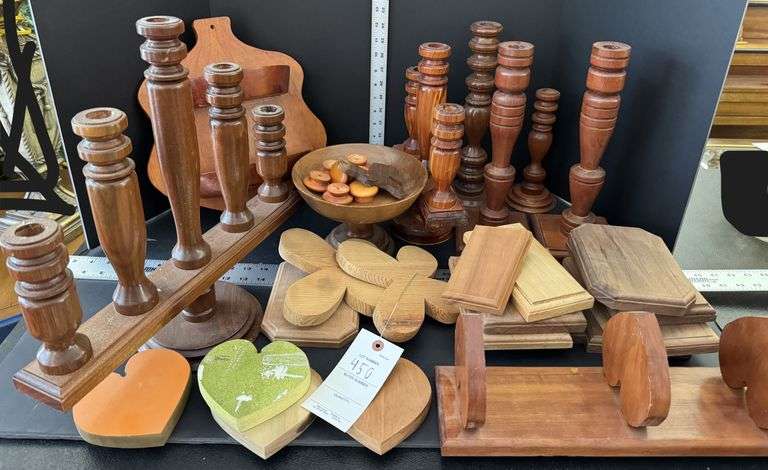 Candle holders, plaques, cutouts