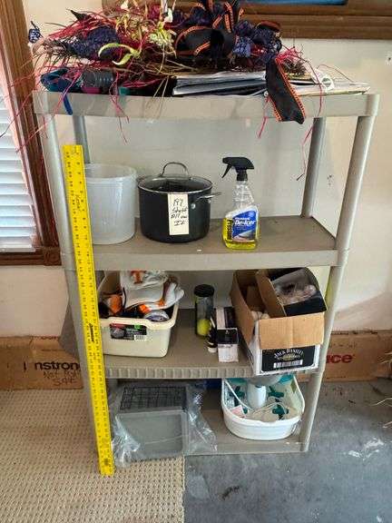 Shelf and everything on it