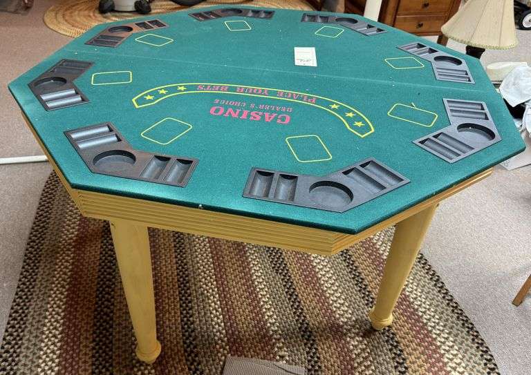 Poker table