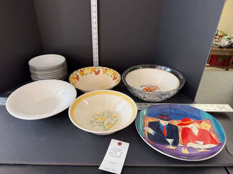 Bowls, misc.