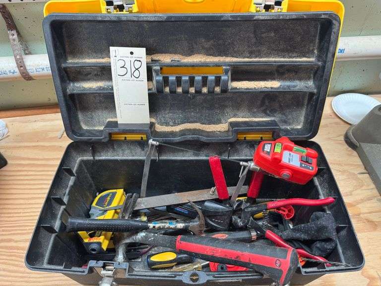 Tool box, tools
