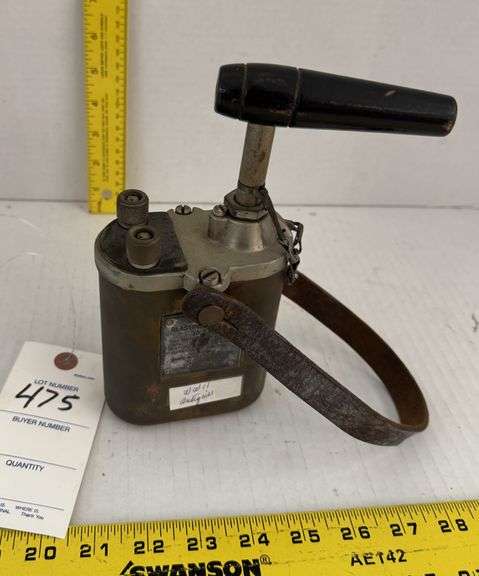 US Army blasting machine