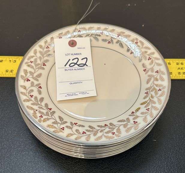 8 Lenox plates