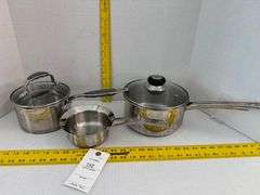 Mixing bowls and pots