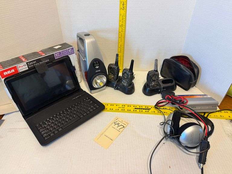 Radios, tablet, misc