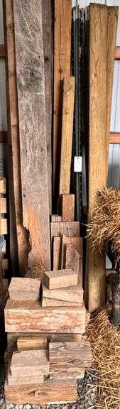 T-posts, blocks, boards,