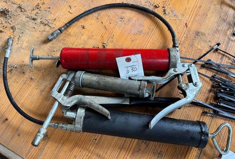 3 grease guns