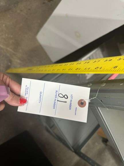 metal shelf