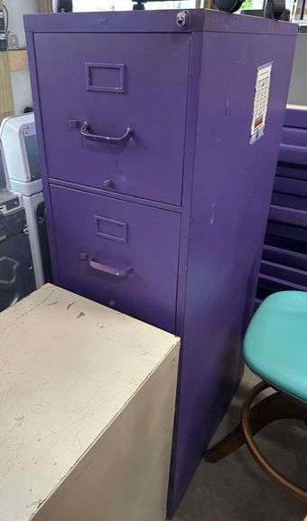 metal 4 drawer & 2 drawer filing cabinet, plastic storage