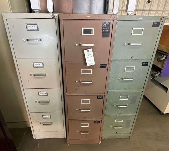 3 Filing Cabinets