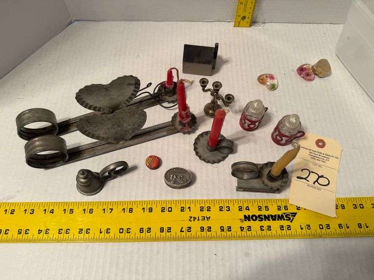 Little candle holders, misc