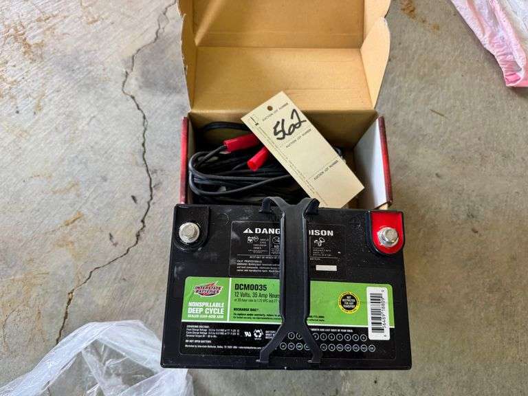Battery and inverter